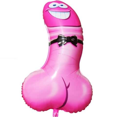 Ballon de fête rose en forme de pénis — DIABLO PICANTE