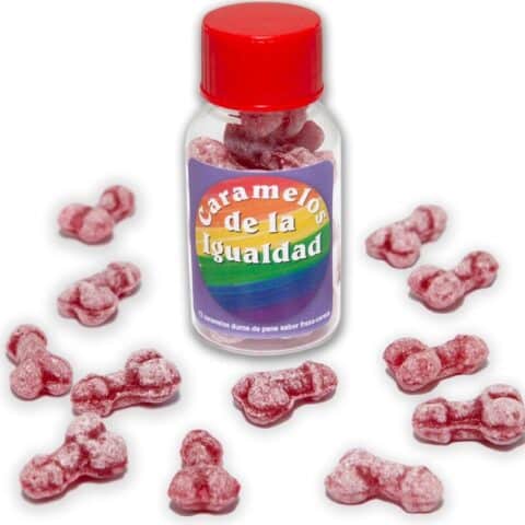 12 Bonbons égalité de forme de pénis fraise/cerise — DIABLO PICANTE