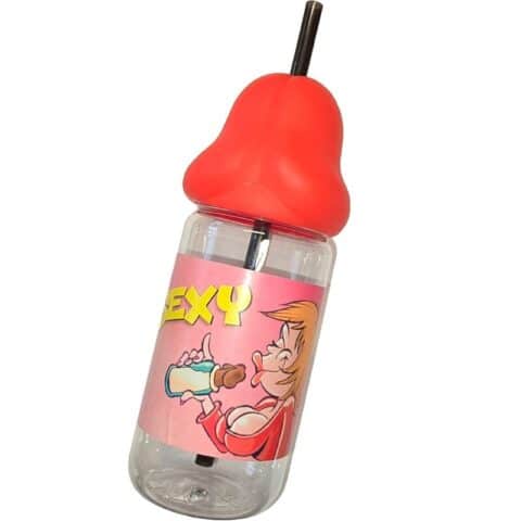 Biberon en forme de pénis 360 ML rouge — DIABLO PICANTE