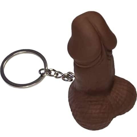 Porte-clés en forme de pénis mulâtre — DIABLO PICANTE