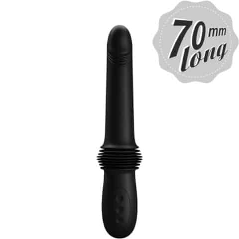 Vibrateur pazuzu 3 modes de poussée noir — PRETTY LOVE
