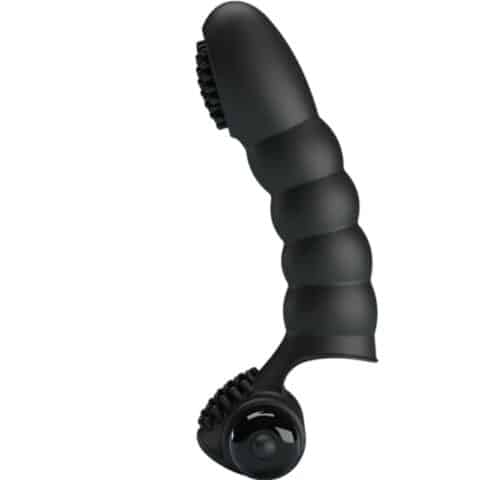 Vibrateur doigt alexander 10 vibrations noir — PRETTY LOVE