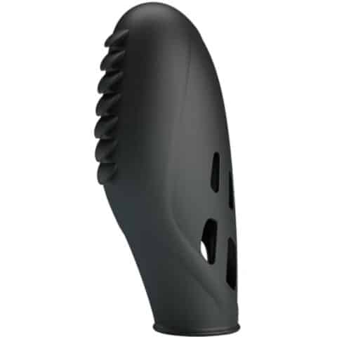 Vibrateur doigt en silicone gilo noir — PRETTY LOVE