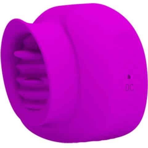Stimulateur de clitoris estelle tongue 12 vibrations violet — PRETTY LOVE