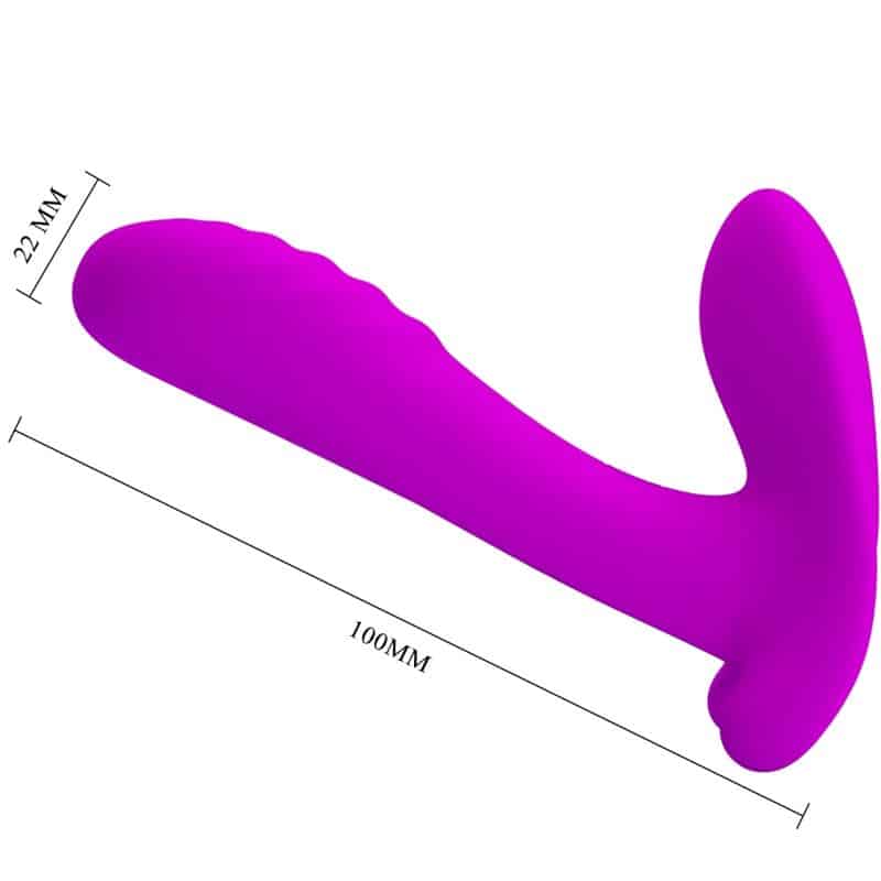 Masseur & vibrateur 12 vibrations télécommande violet — PRETTY LOVE, vue 6