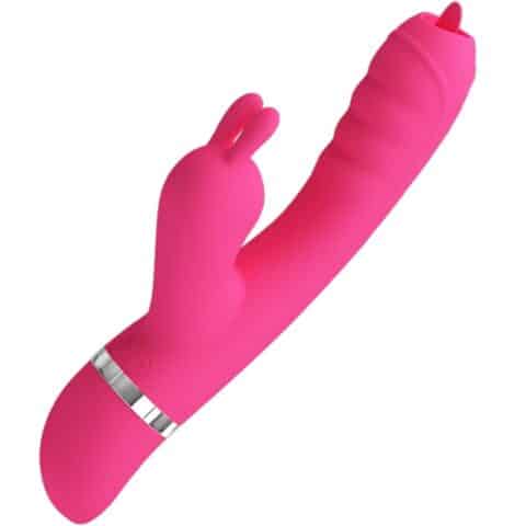 Vibrateur lapin multifonction phoenix rose — PRETTY LOVE