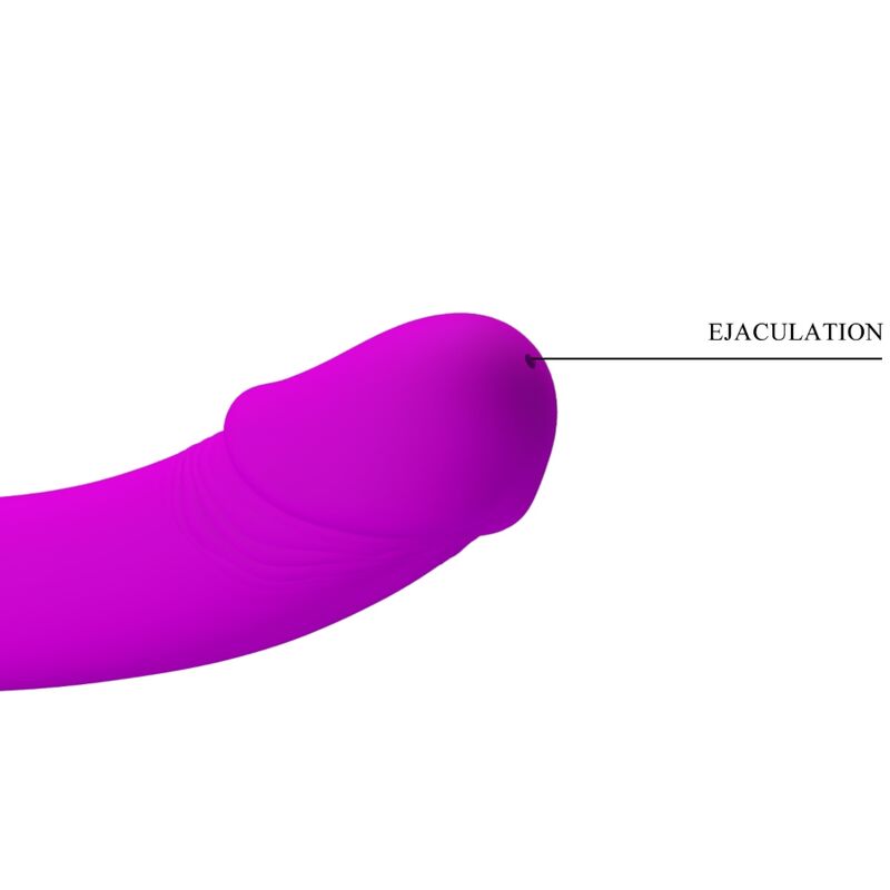 Stimulateur double strap-on kelpie violet — PRETTY LOVE, vue 3