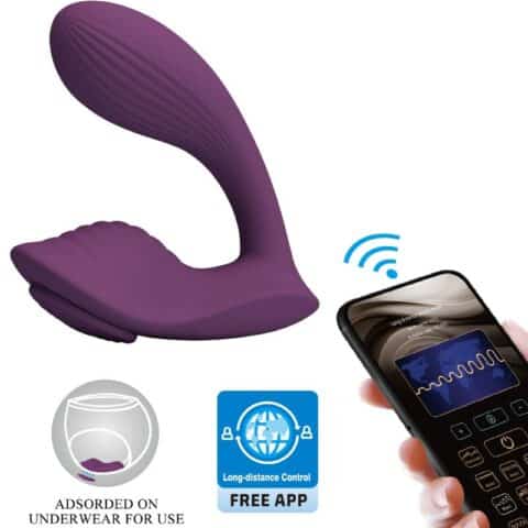 Franz masseur et vibrateur application gratuite violet — PRETTY LOVE