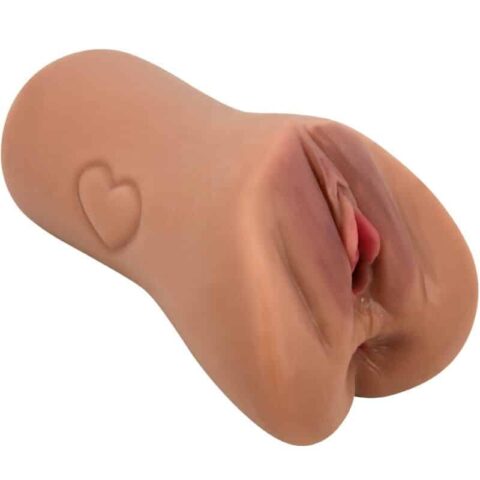 Conception de vagin et d'anus écarlate avec une chair en forme de cœur