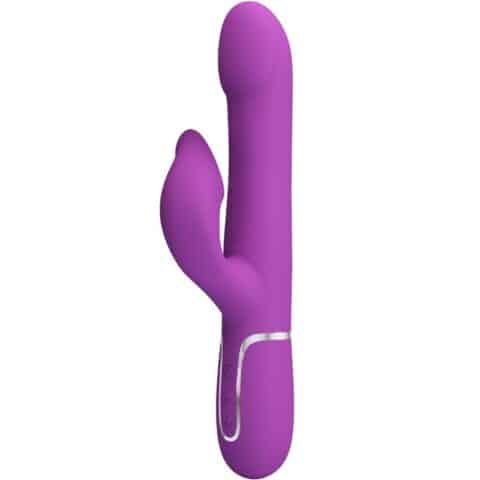 Vibrateur et stimulateur multifonction 4 en 1 violet — PRETTY LOVE