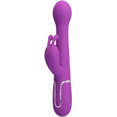 Vibrateur lapin multifonction 3 en 1 dejon violet — PRETTY LOVE