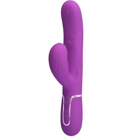 Vibrateur lapin multifonction 3 en 1 perlita violet — PRETTY LOVE