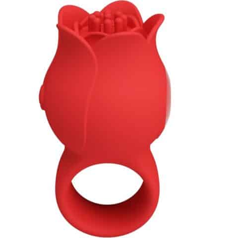 Vibrateur de doigt en forme de JAE rose 10 vibrations rouge — PRETTY LOVE