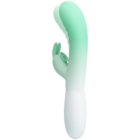 Vibrateur lapin cerberus 30 vibrations vert — PRETTY LOVE