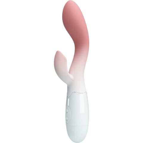 Vibrateur point G lumineux + stimulateur de clitoris 30 vibrations rose — PRETTY LOVE