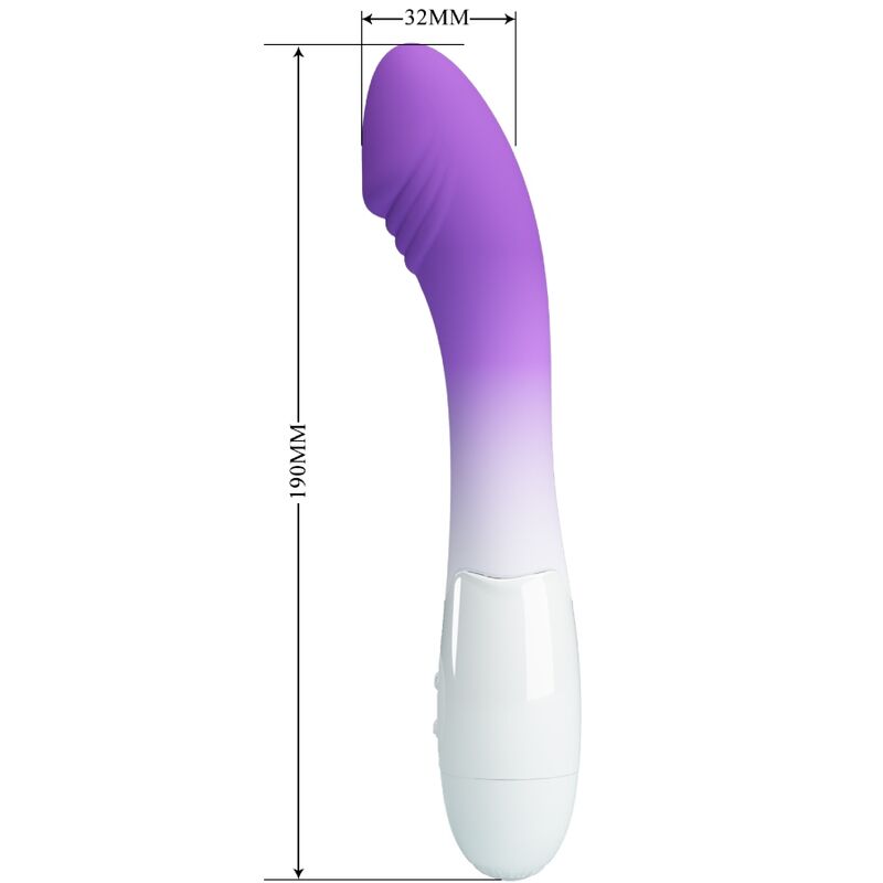 Vibrateur elemental point G 30 vibrations violet — PRETTY LOVE, vue 3