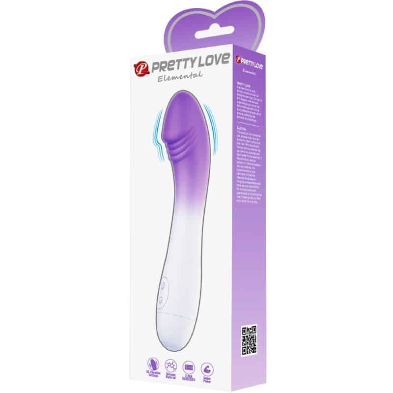 Vibrateur elemental point G 30 vibrations violet — PRETTY LOVE, vue 6