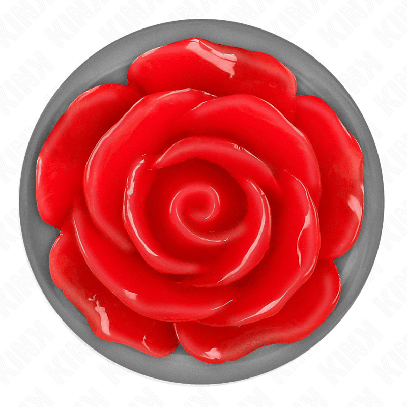 Plug anal rose rouge taille S — KINK, vue 5