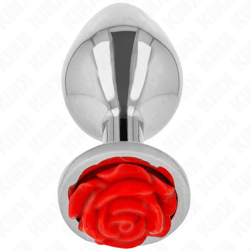 Plug anal rose rouge taille S — KINK, vue 2