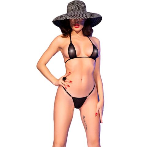 Micro bikini noir S/M — CHILIROSE