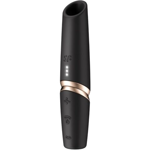 Stimulateur de clitoris perfect kiss wave noir / OR — SATISFYER