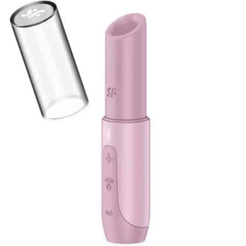 Stimulateur de clitoris secret kiss wave rose — SATISFYER