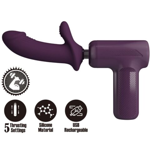 Masseur DJ scholar 5 réglages violet — PRETTY LOVE