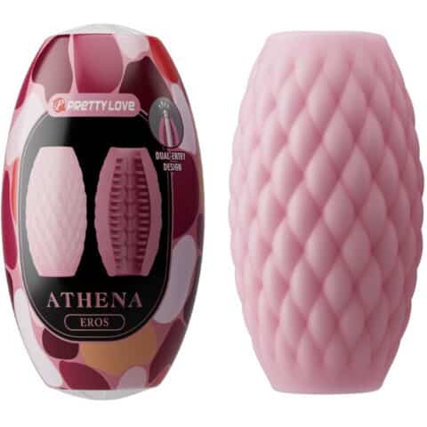 Masturbateur pour homme en silicone athena eros rose — PRETTY LOVE