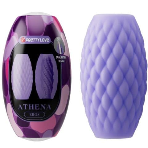 Masturbateur pour homme en silicone athena eros violet — PRETTY LOVE