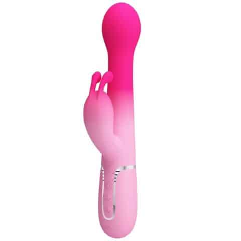 Vibrateur lapin multifonction 3 en 1 dejon rose — PRETTY LOVE