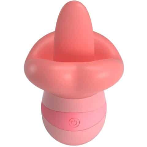 Stimulateur de clitoris kylee tongue 10 vibrations rose nude — PRETTY LOVE