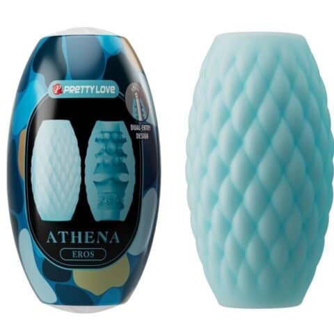 Masturbateur pour homme en silicone athena eros bleu ciel — PRETTY LOVE