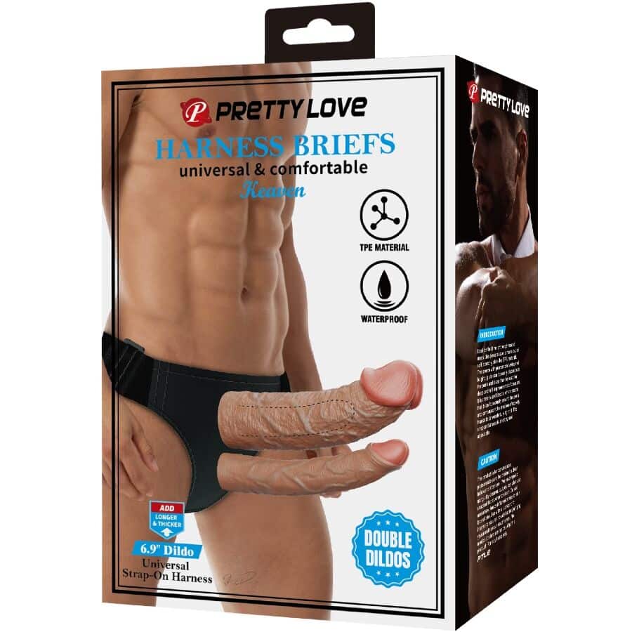 Keaven harnais briefs double gode universel et confortable — PRETTY LOVE, vue 7