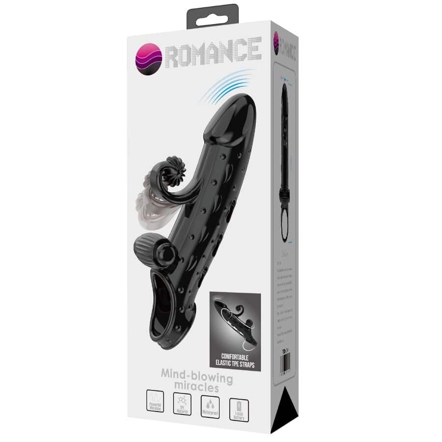 Manchon pénis vibrant noir — ROMANCE, vue 11