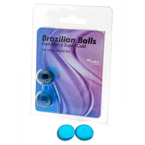 2 Boules brésiliennes gel excitant effet froid — TALOKA