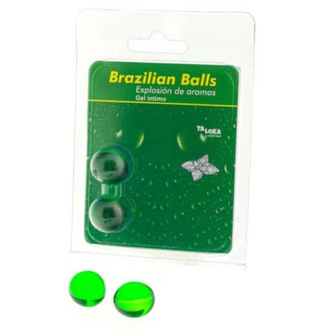 2 Boules brésiliennes gel intime menthe — TALOKA