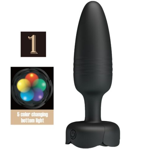 Tarion plug anal avec lumière LED noir 12,5 CM — PRETTY LOVE