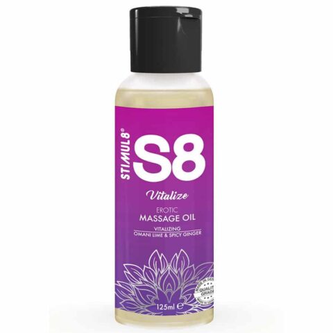 S8 vitalize huile de massage au citron vert 125 ML — STIMUL8