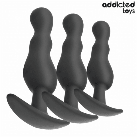 LOT de 3 plug anal modèle 1 — ADDICTED TOYS