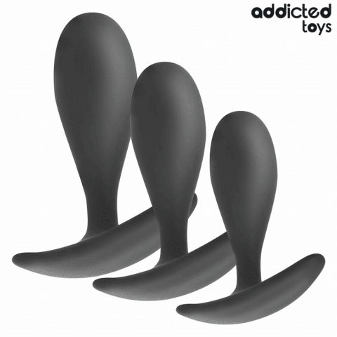 LOT de 3 plug anal modèle 2 — ADDICTED TOYS