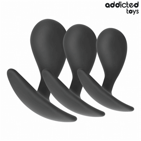 LOT de 3 plug anal modèle 3 — ADDICTED TOYS