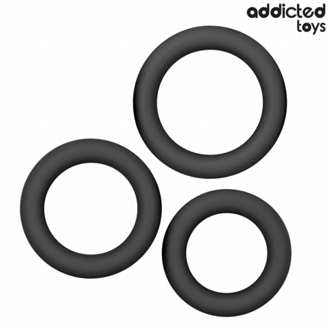 LOT de anneaux en silicone modèle 1 — ADDICTED TOYS