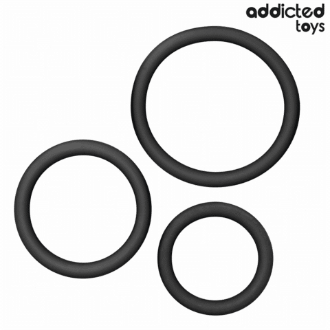 LOT de anneaux en silicone modèle 2 — ADDICTED TOYS