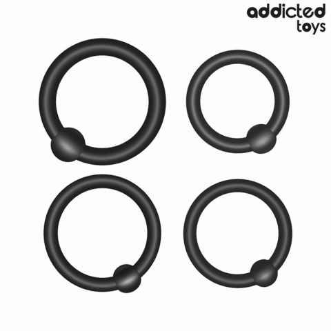 LOT d'anneaux en silicone à pression — ADDICTED TOYS
