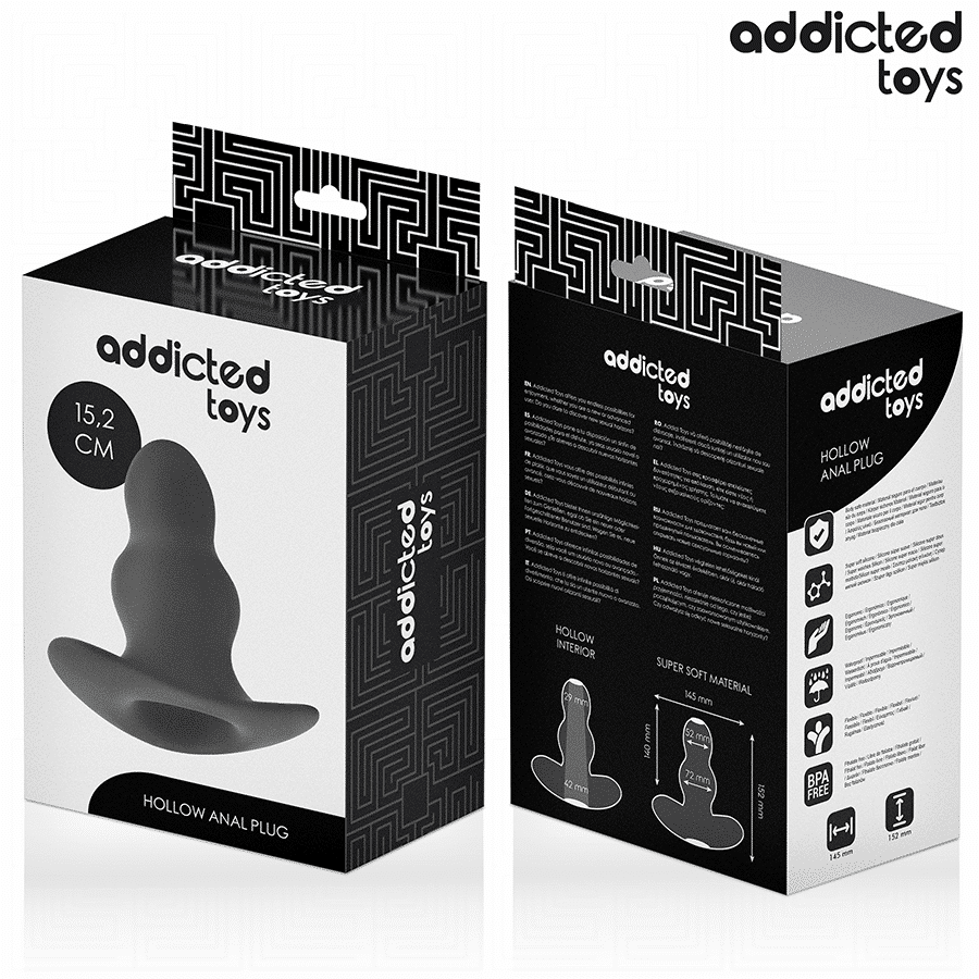 Plug anal creux taille XXL 15,2 CM — ADDICTED TOYS, vue 7