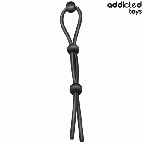 Corde en silicone pour le pénis à triple boucle — ADDICTED TOYS