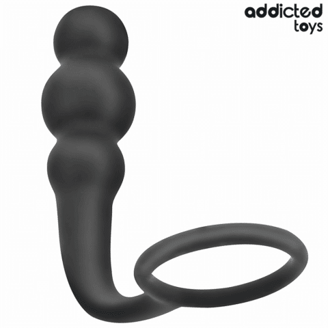 Plug anal avec anneau modèle 1 — ADDICTED TOYS
