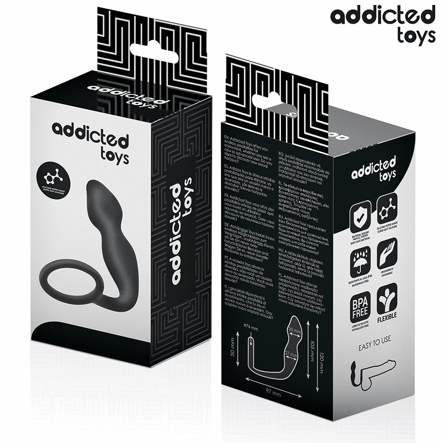 Plug anal avec anneau modèle 2 — ADDICTED TOYS, vue 6