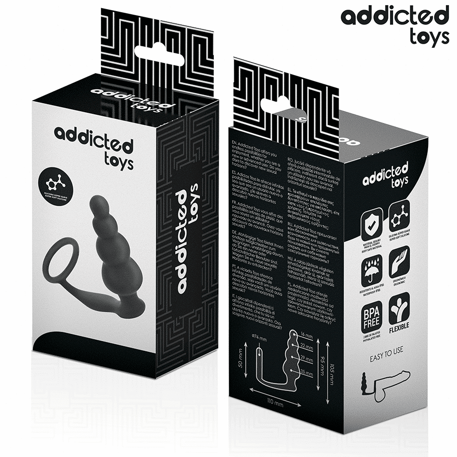 Plug anal avec anneau modèle 5 — ADDICTED TOYS, vue 6
