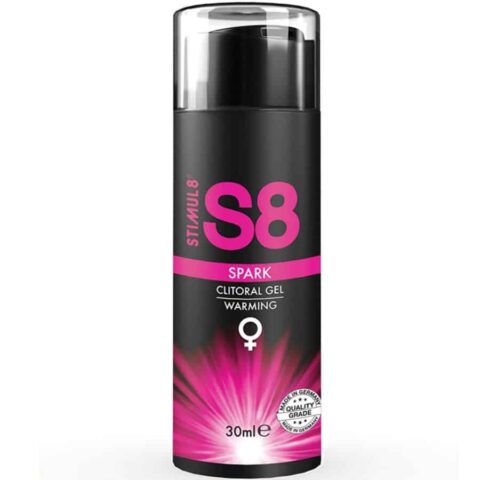 S8 spark gel stimulant clitoris avec effet chaleur 30 ML